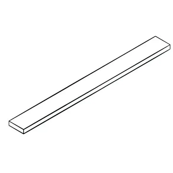 Dark Blue Shaker Base Angle Molding BAM