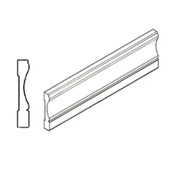 Dark Blue Shaker Flat Bed Molding 8