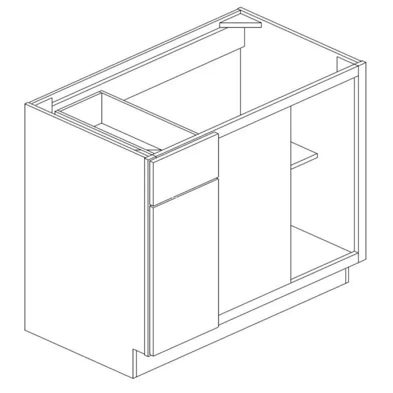 Dark Blue Shaker Blind Base 39×34.5
