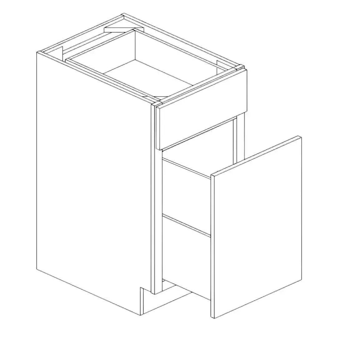Dark Blue Shaker Trash Can TRASHCAN