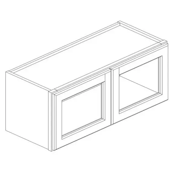Dark Blue Shaker Glass Door Wall 24×12