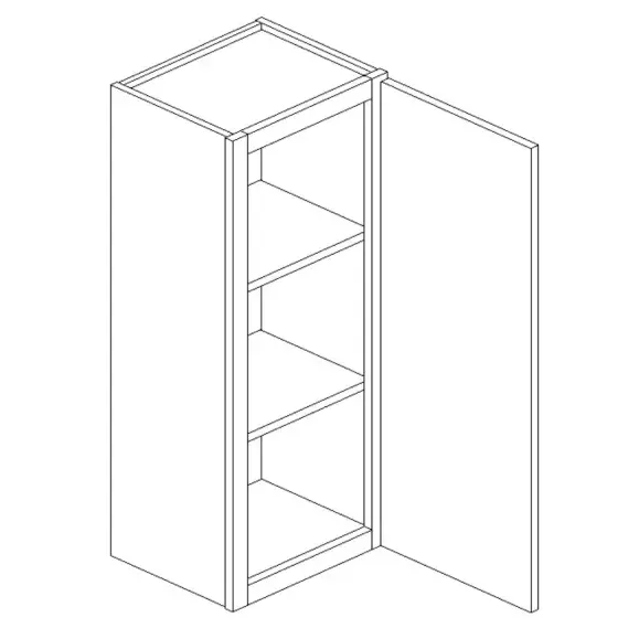 Dark Blue Shaker Wall 12×42
